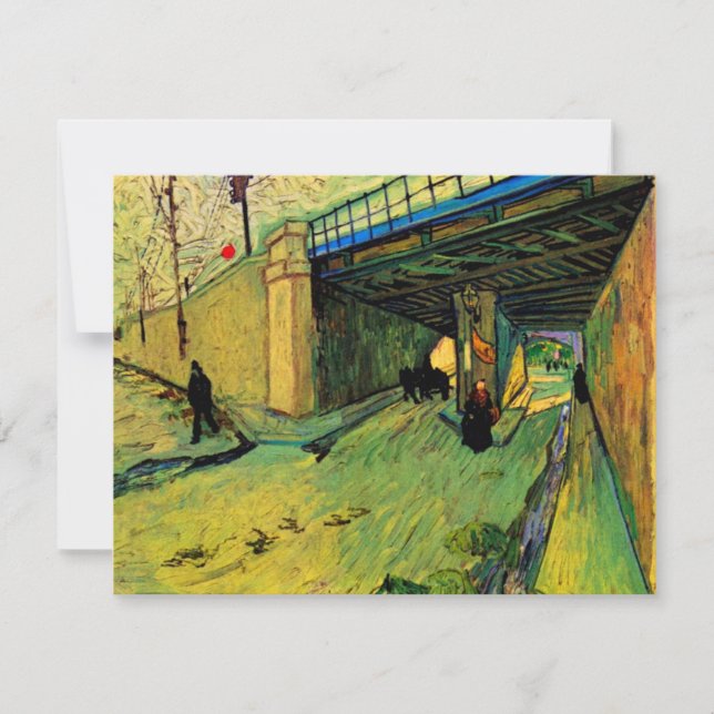 Ponte ferroviária sobre Montmajour, por Vincent va (Frente)