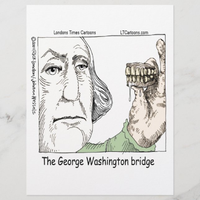Ponte George Washington & Dentaduras Presente Engr (Frente)