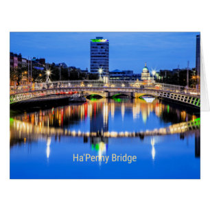 Ponte Ha'Penny, Dublin, Irlanda Cartão postal