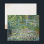 Ponte Japonesa Lírio de Água Arte de Claude Monet<br><div class="desc">"O Lago de Nenúfares" (1899) é uma das obras-primas mais amadas de Claude Monet, o pioneiro do Impressionismo francês. Esta pintura icônica retrata a beleza serena de seu jardim particular em Giverny. Uma ponte de madeira japonesa graciosamente arqueada atravessa um lago tranquilo coberto de nenúfares em flor. Monet usa magistralmente...</div>
