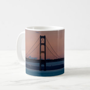 Ponte Mackinac Na Caneca De Café