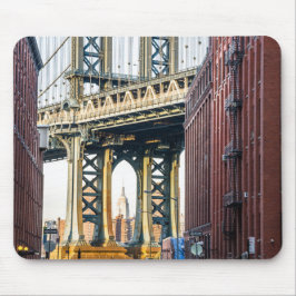 Ponte Manhattan no Sunset Mouse Pad