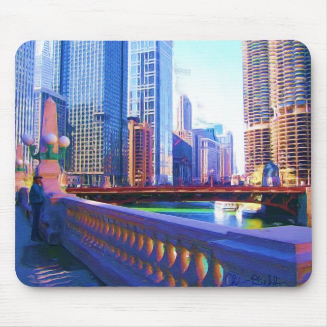 Ponte Mousepad de Chicago (Frente)