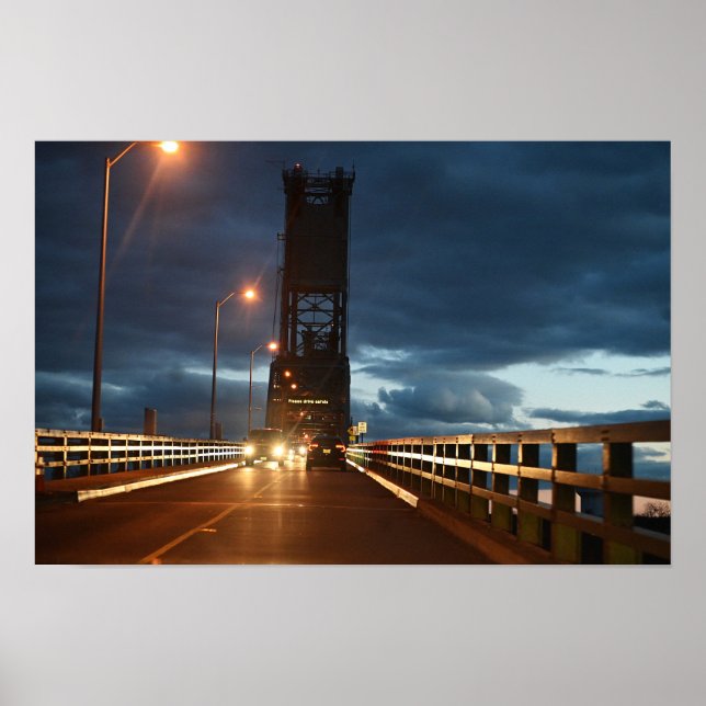 Ponte na noite de Poster (Frente)