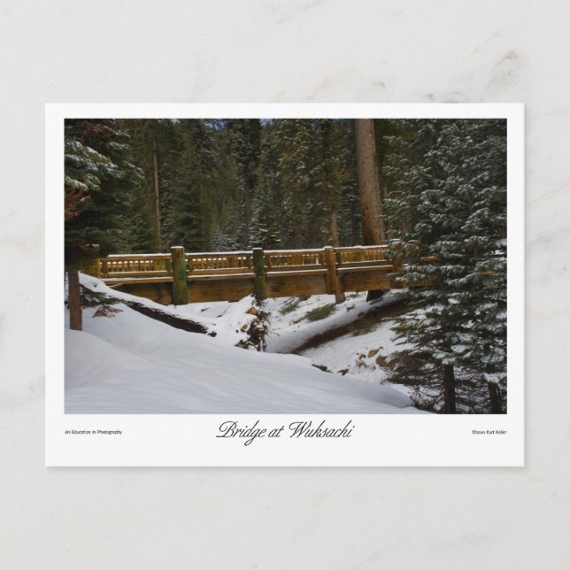 Ponte no Cartão Postal Wuksachi (Frente)