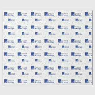 Ponte Peninsula: Papel de embrulho com logotipo gr