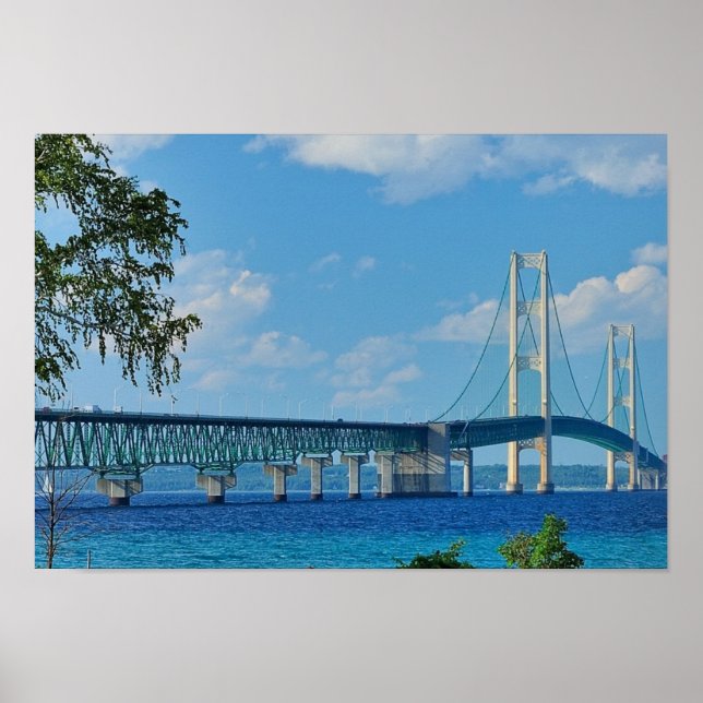 Ponte poster Mackinac (Frente)