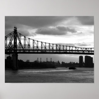 Ponte Queensboro 15 x 11 poster - Sem borda