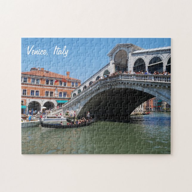 Ponte Rialto em Veneza, Itália Quebra-cabeça (Horizontal)