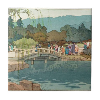 Ponte sobre a arte japonesa Ukiyo-E do vintage da