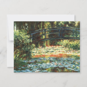 Ponte sobre a Lagoa de Nenúfares por Claude Monet