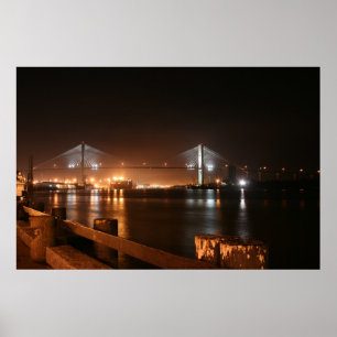 Ponte sobre o poster de Savannah River
