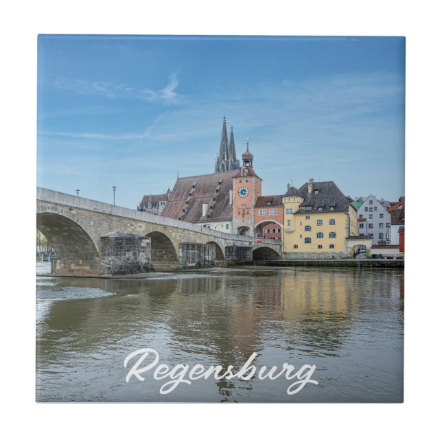 Ponte Stone em Regensburg, Alemanha (Frente)