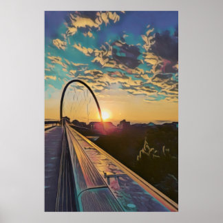 Ponte Sunset - Poster