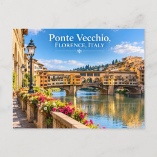 Ponte Vecchio Florença Itália Cartão Postal