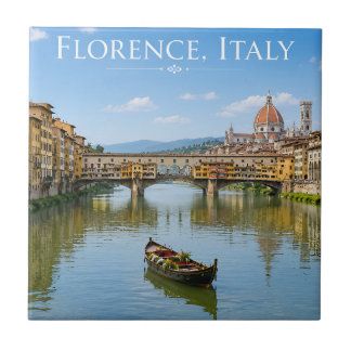 Ponte Vecchio Paisagem Urbana Romântica Arte