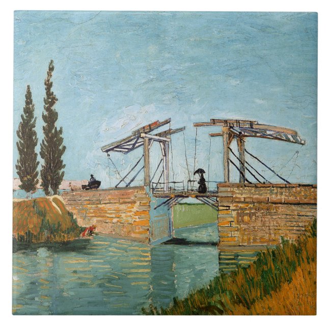 Ponte Vincent Van Gogh Vintage Langlois em Arles (Frente)