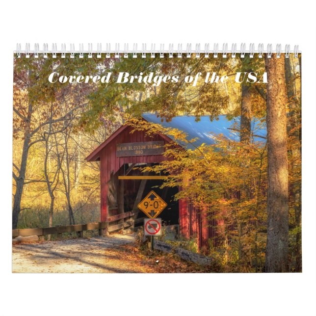 Pontes cobertas do Calendário dos EUA (Capa)