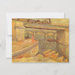 Pontes de Vincent van Gogh sobre o Sena em Asnière