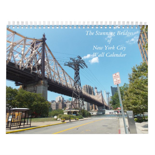 Pontes incríveis do Calendário de Parede NYC (Capa)