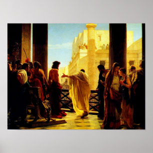 Pontius Pilate que apresenta um poster scourged de