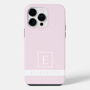 Ponto Branca Rosa Bebê Pastel Macio Personalizado