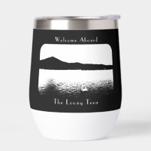 Ponto Branco Preto para Decoração de Barcos Modern