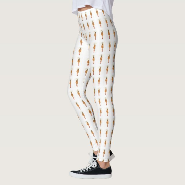 Ponto de Cor: Estilos de Leggings com Moda (Esquerda)