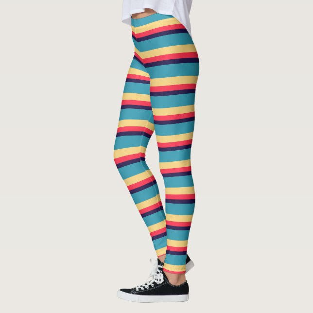 Ponto de Cor: Estilos de Leggings com Moda (Esquerda)