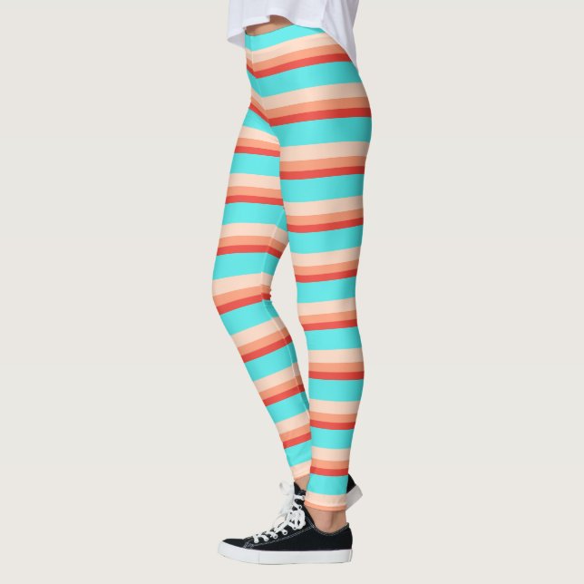 Ponto de Cor: Estilos de Leggings com Moda (Esquerda)