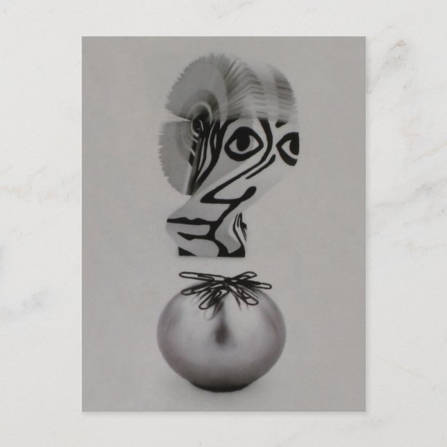 Ponto de interrogação ~ Cartão postal / Convite (Frente)