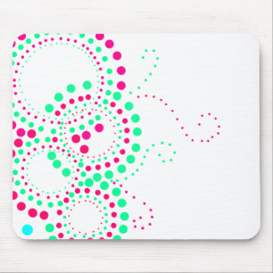 Ponto retro Flowers2 Mousepad