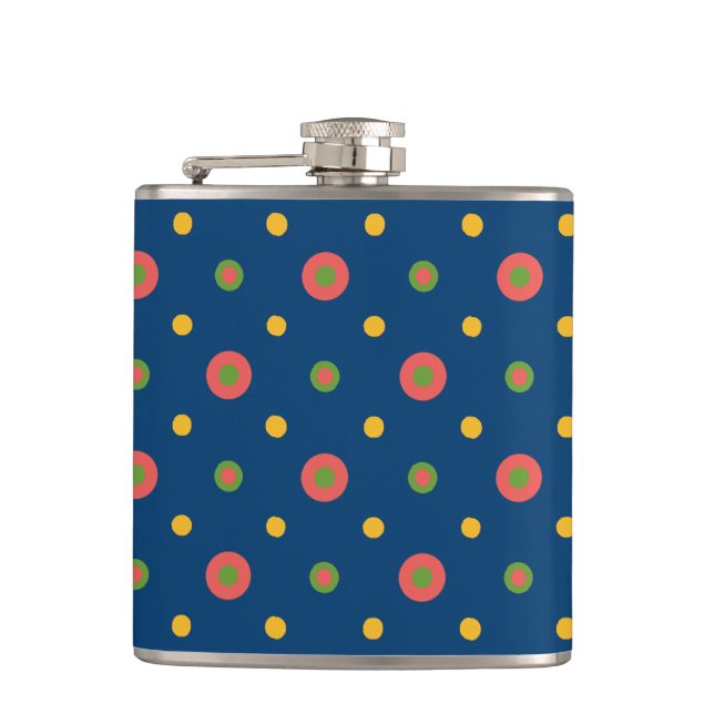 Pontos Chic Jumbo em Azul Naval em Cantil (Frente)