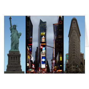 Pontos de referência do cartão New York Card Souve