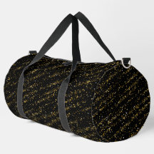 Pontos do Triângulo Dourado Fundo Preto Luxo Brilh