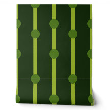 Pontos e Listras Geométricas Verdes Minimalistas