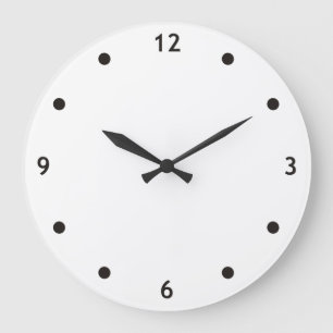 Pontos e números da face do relógio - carimbo bran