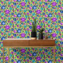 Pontos Polka em Azul Rosa Verde Água Cola e Descol