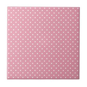 Pontos Polka em Padrão Rosa
