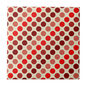 Pontos Polka Vermelhos por Shirley Taylor