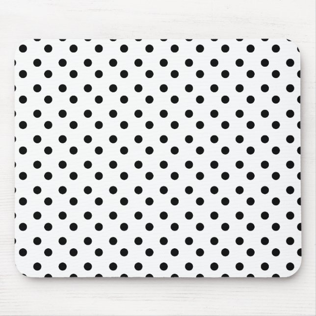 Pontos preto e branco Mousepad (Frente)
