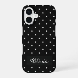 Pontos Pretos e Brancos Nome Personalizado
