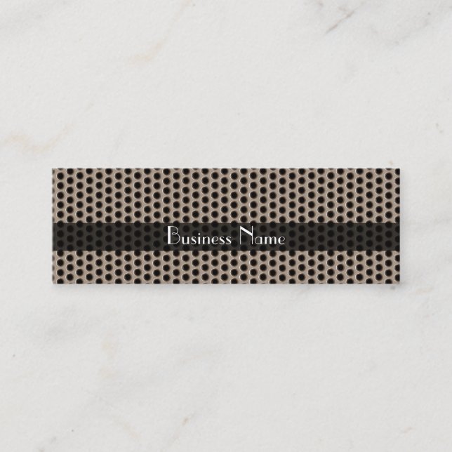 Pontos pretos pretos do cartão de visita Business (Frente)