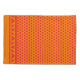 Pontos quadrados geométricos | laranja rosa quente (Verso)