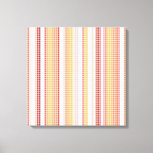 Pontos retrorreflectores Stripes coloridas Canvas