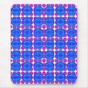 Pontos roxos e azuis de Mousepad -