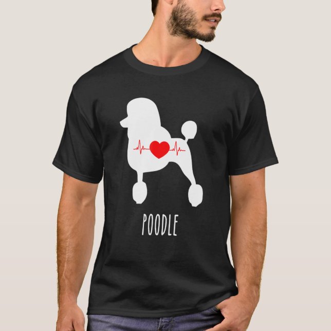 Poodle Breed Dog Top Mamãe Mostra (Frente)