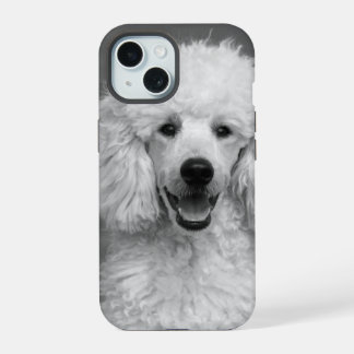 Poodle Dog Photo Black and White Personalizable