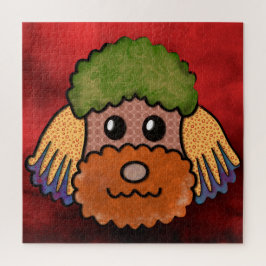 Poodle feio rosto de cão Jigsee Quebra-cabeça
