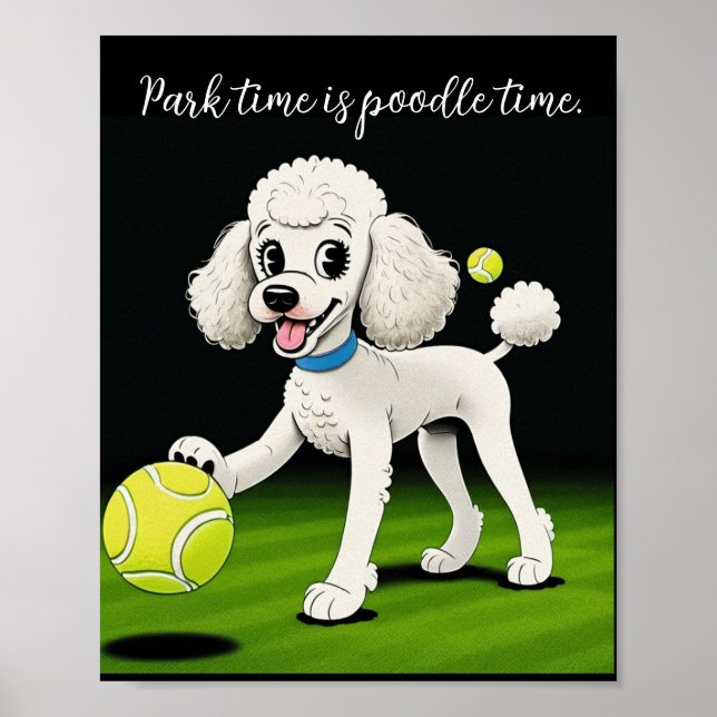 Poodle Poster (Frente)